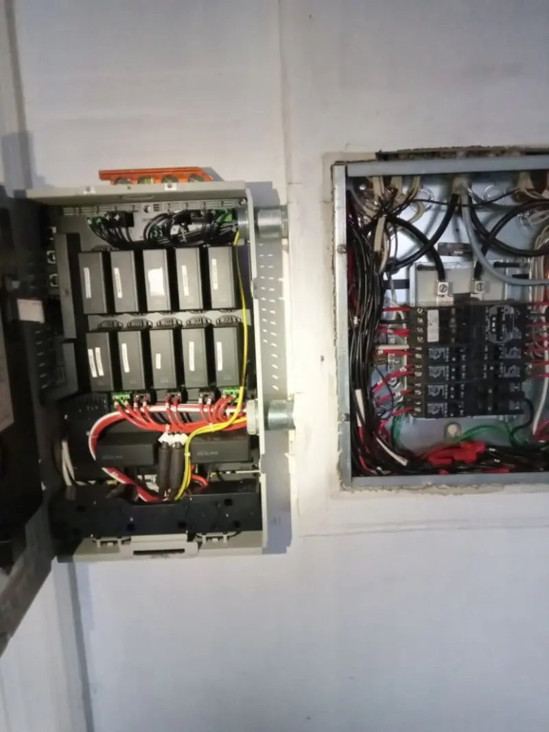 Electrical panel upgrade completed for Indoor Lighting Installation in Pemberton
